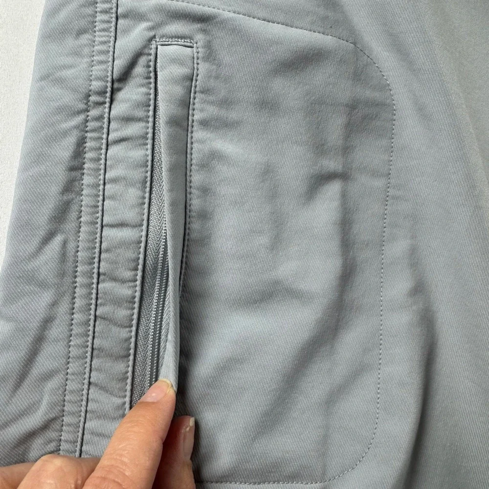 Greg Norman Mens Gray Golf Shorts Size‎ 38 Stretch 9 Inch Inseam Cargo Pocket